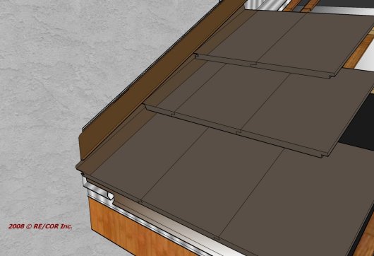 2D Tile Z Bar Eave to Rake Wall 13a