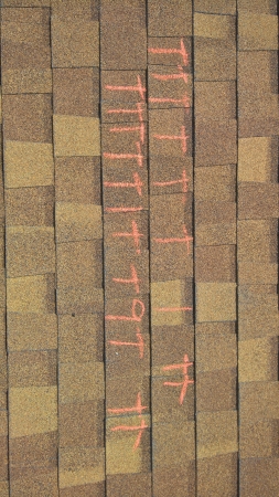 Asphalt Shingle Incorrect Nailing Marks