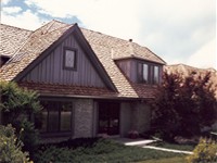 Staggered Cedar Shake Roof